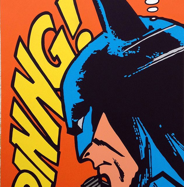 BD-034-4-Batman Acrylique sur toile 120 x 60 cm