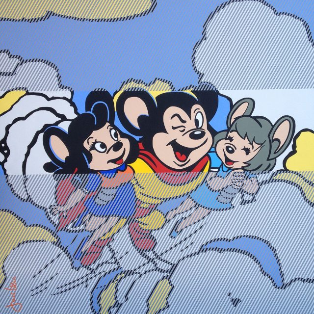 BD-040-5-Super Souris Acrylique sur toile 140 x 140 cm