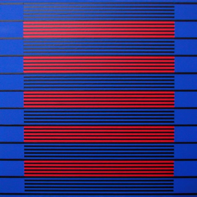 CIN-018-Cinétique-bleu-rouge-et-noir-acrylique-sur-bois-80-x-80-cm