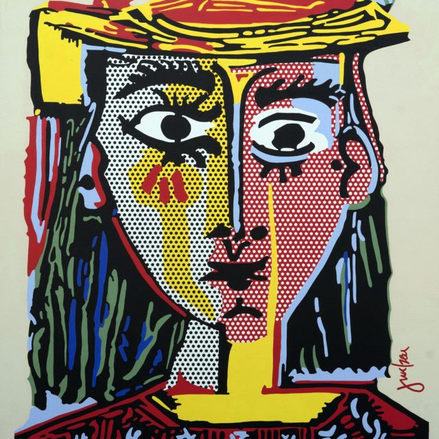 POP-100-06A-Hommage-à-Picasso---La-Femme-au-chapeau-5-140-120cm--