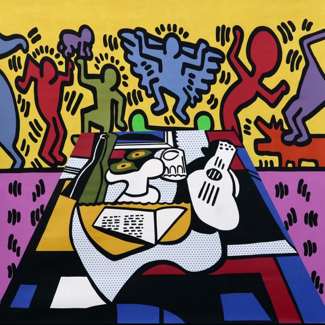 POP-108-07-Hommage-à-Fernand-Léger-Acrylique-sur-toile-130-130cm-