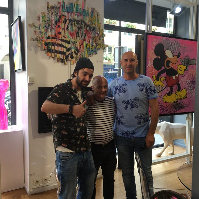 Galerie Perahia Paris avec One Misere et Laurent Durrey